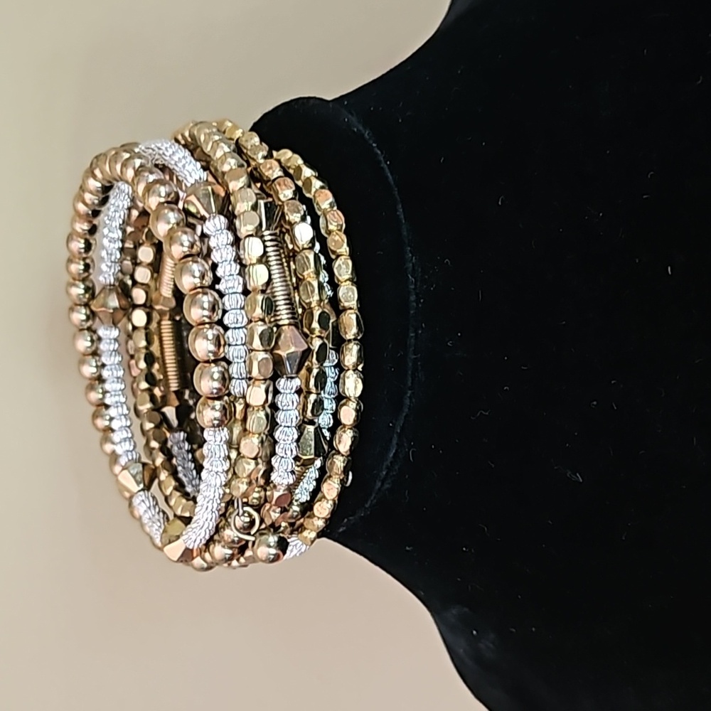 Gold and Silverstone bracelet